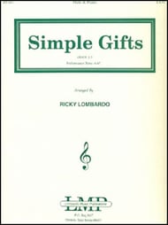 SIMPLE GIFTS FLUTE cover Thumbnail